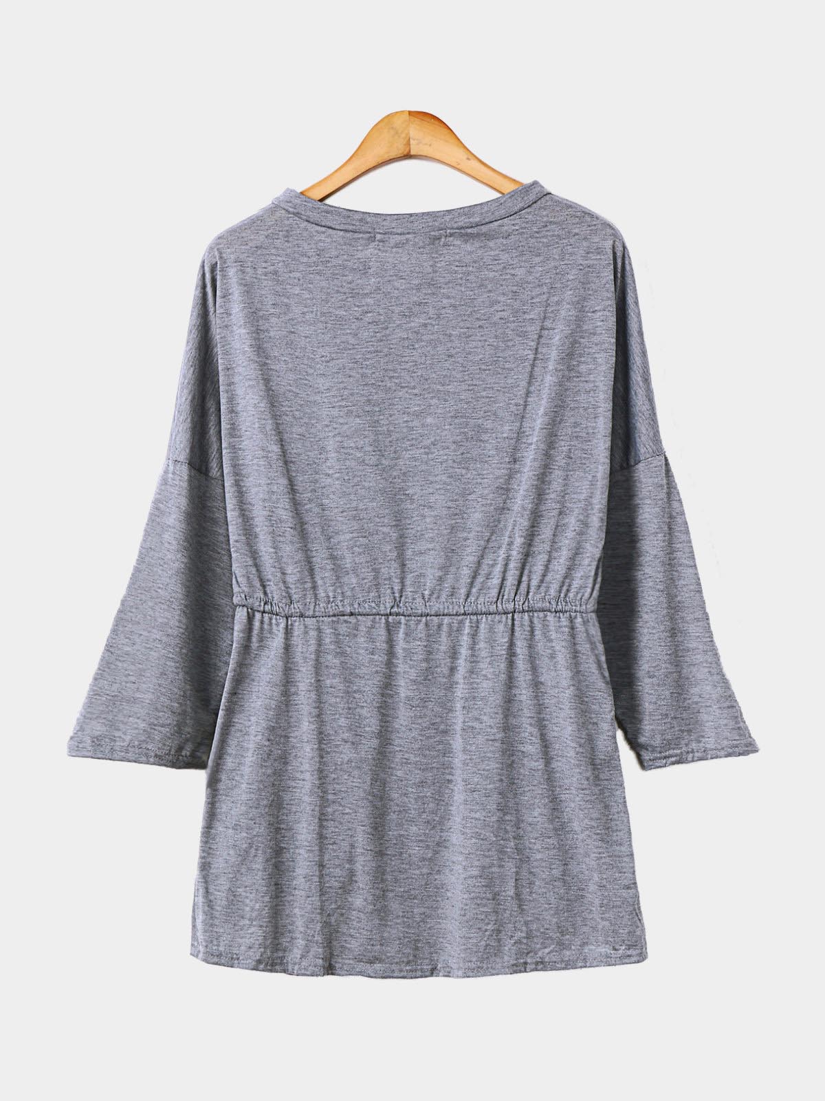 NEW FEELING Womens Grey Casual Dresses