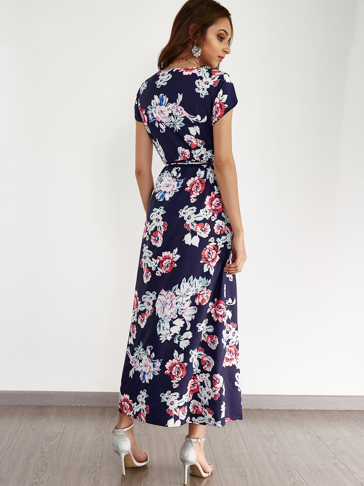 NEW FEELING Womens Navy Maxi Dresses