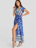 NEW FEELING Womens Blue Maxi Dresses