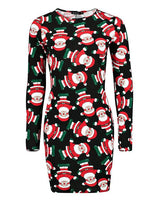 OEM Ladies Black Floral Dresses