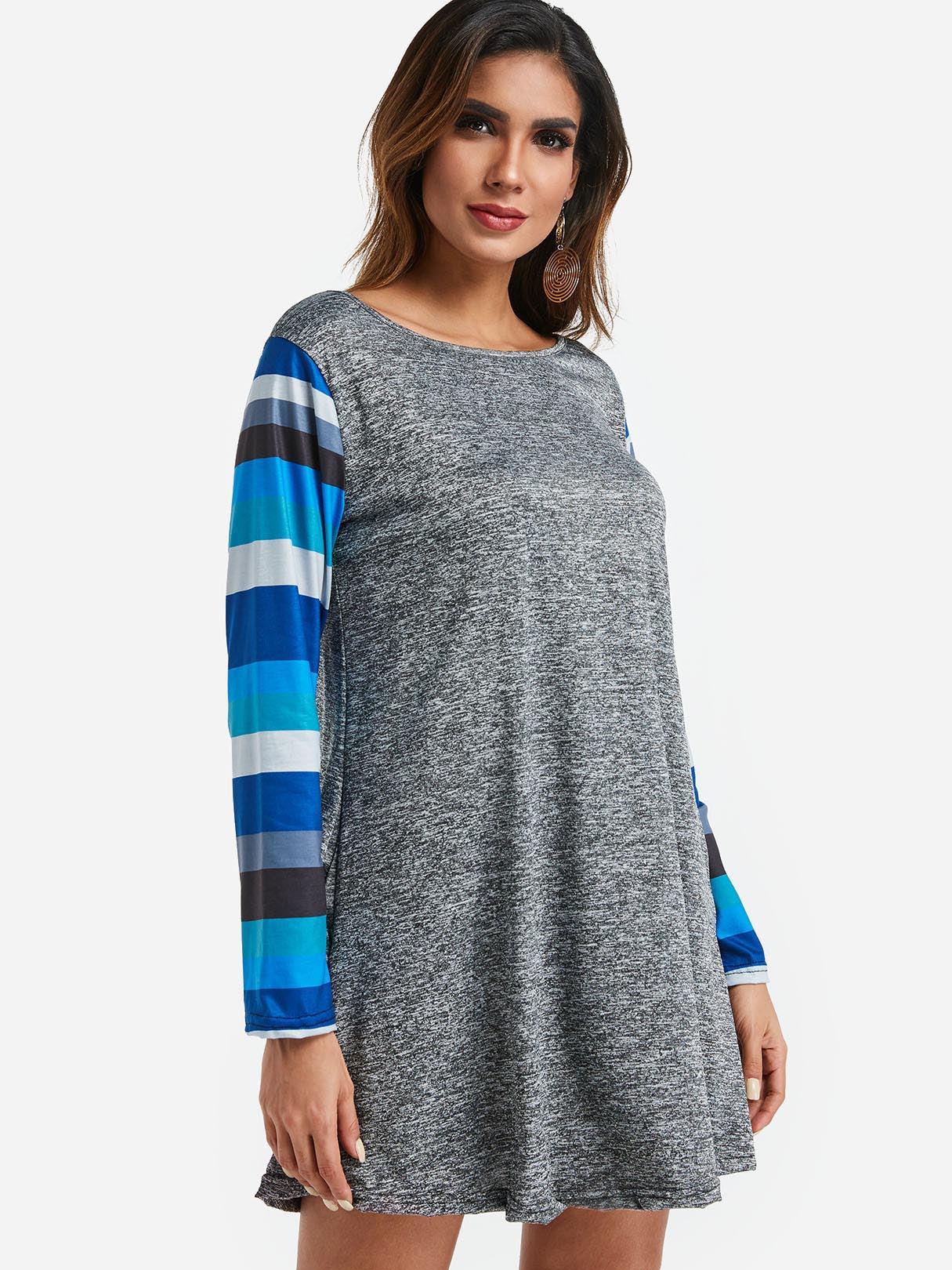 ODM Ladies Long Sleeve Mini Dress