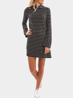 NEW FEELING Womens Black Casual Dresses