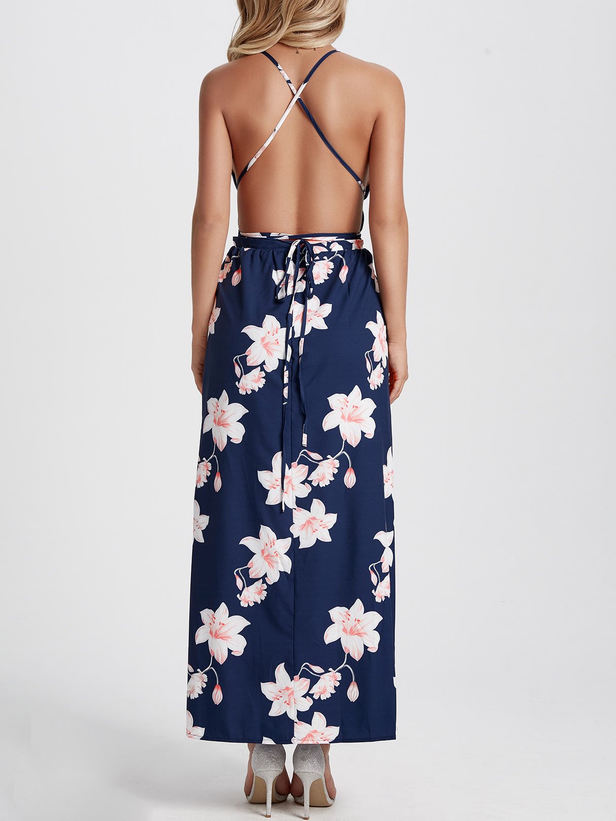 NEW FEELING Womens Floral Maxi Dresses