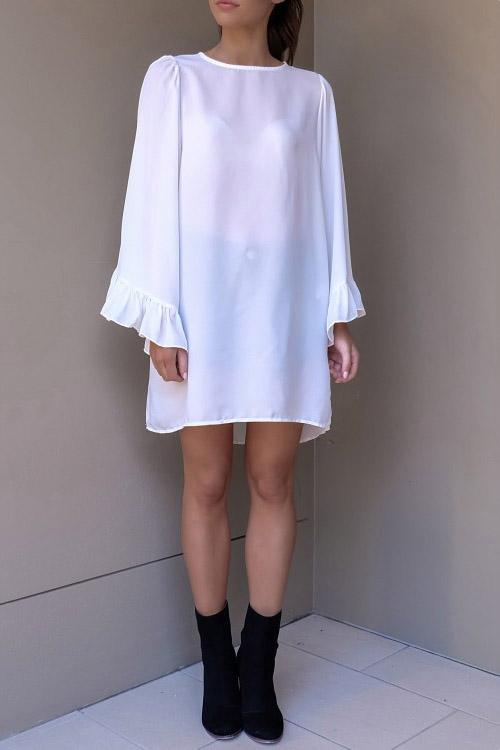 OEM ODM Womens Long Sleeve Mini Dress