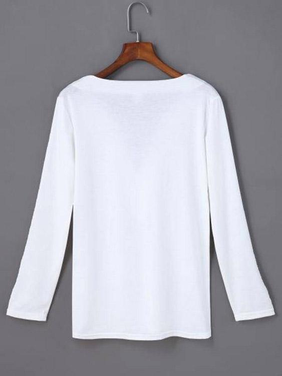 OEM Ladies White T-Shirts