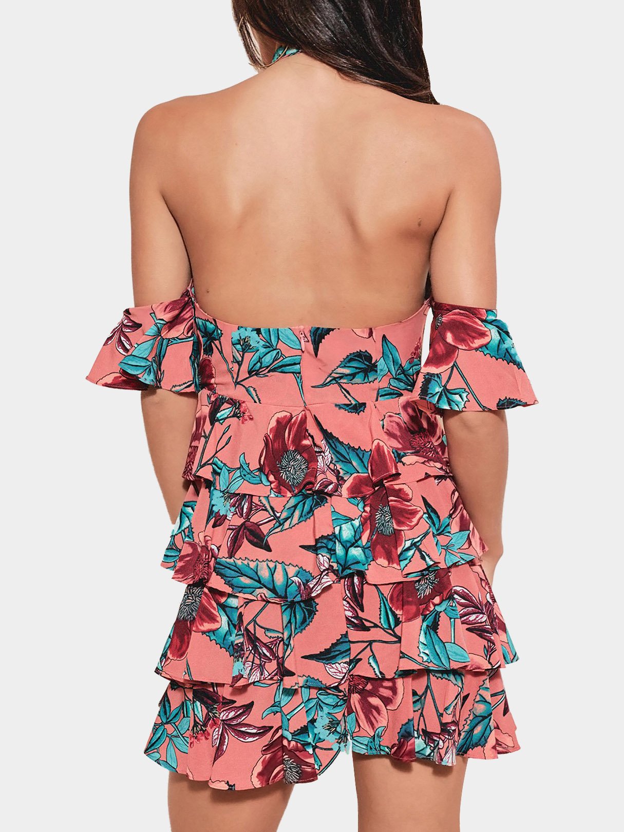 NEW FEELING Womens Floral Mini Dresses
