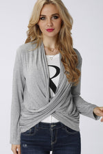NEW FEELING Womens Grey T-Shirts