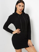 OEM Ladies Black Casual Dresses
