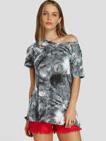 Wholesale Round Neck Printed Short Sleeve T-Shirts