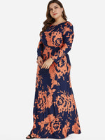 OEM Ladies Purple Plus Size Dresses