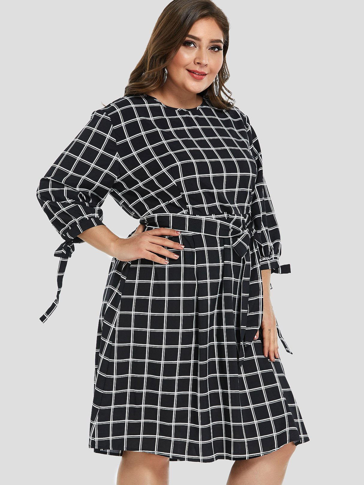 OEM Ladies Black Plus Size Dresses