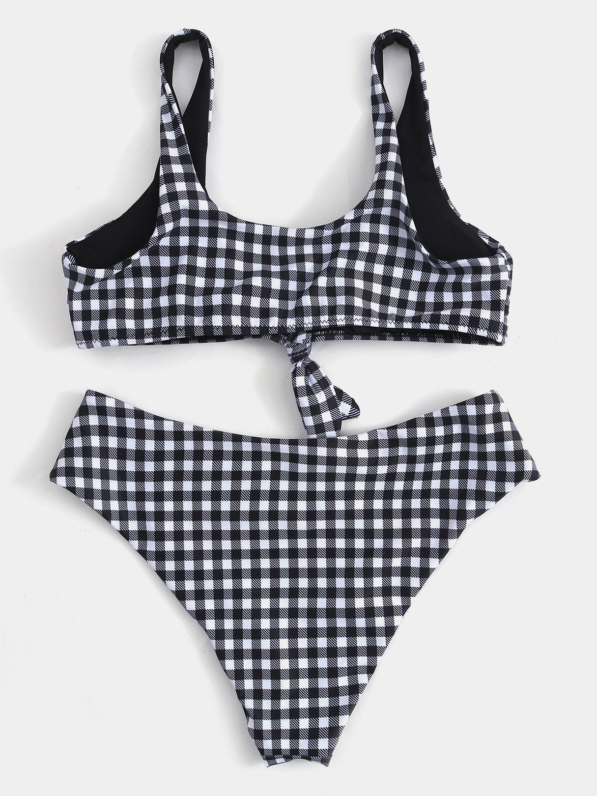 NEW FEELING Womens Black Bikinis