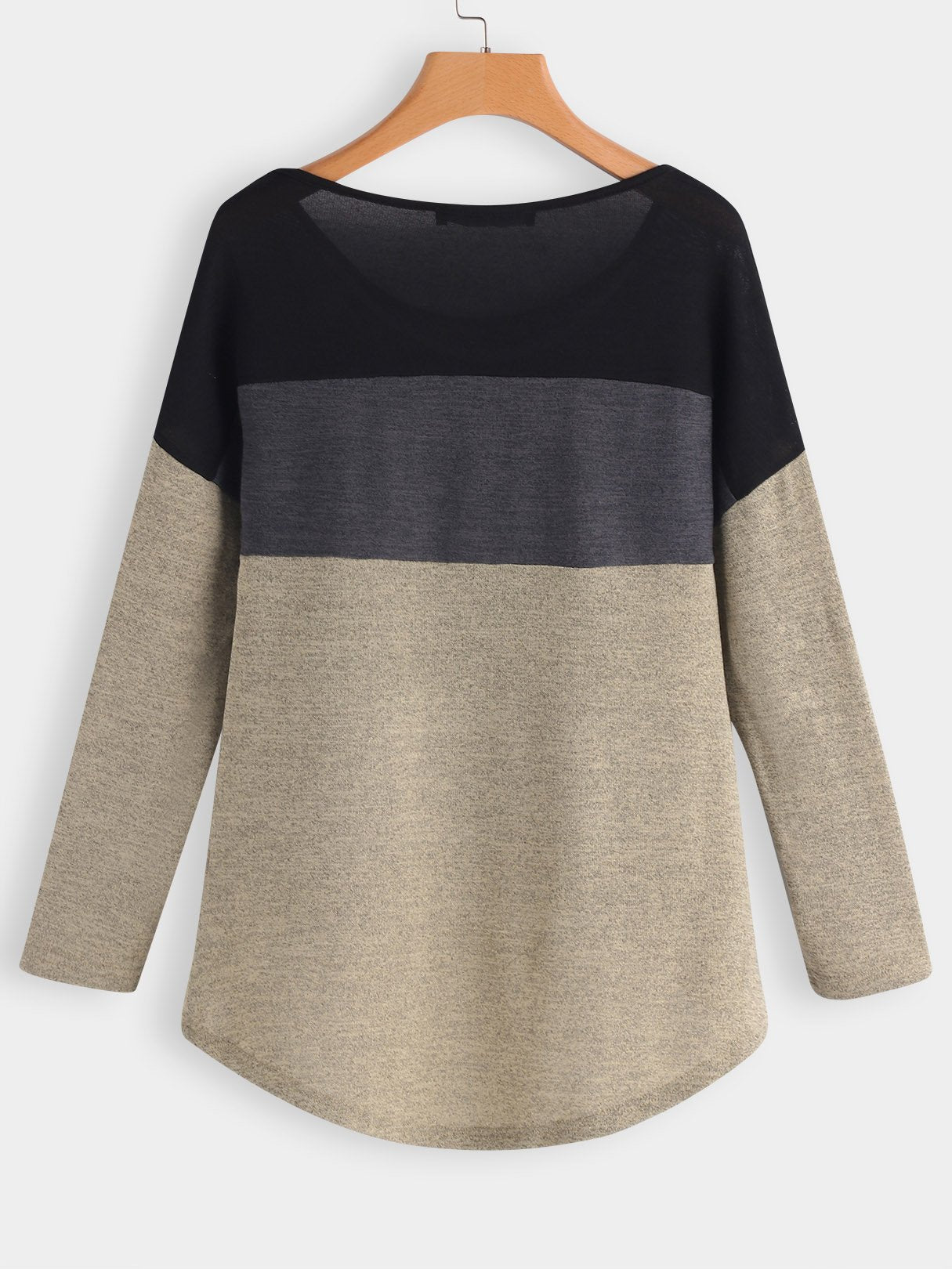 NEW FEELING Womens Color Block T-Shirts