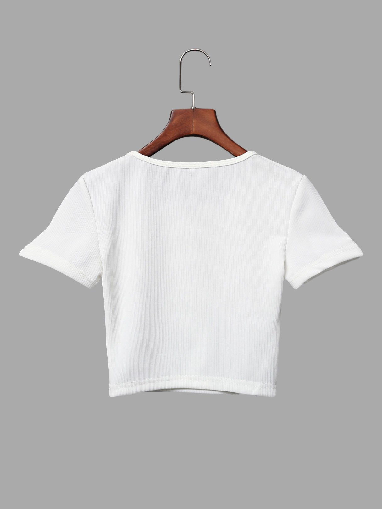 NEW FEELING Womens White T-Shirts