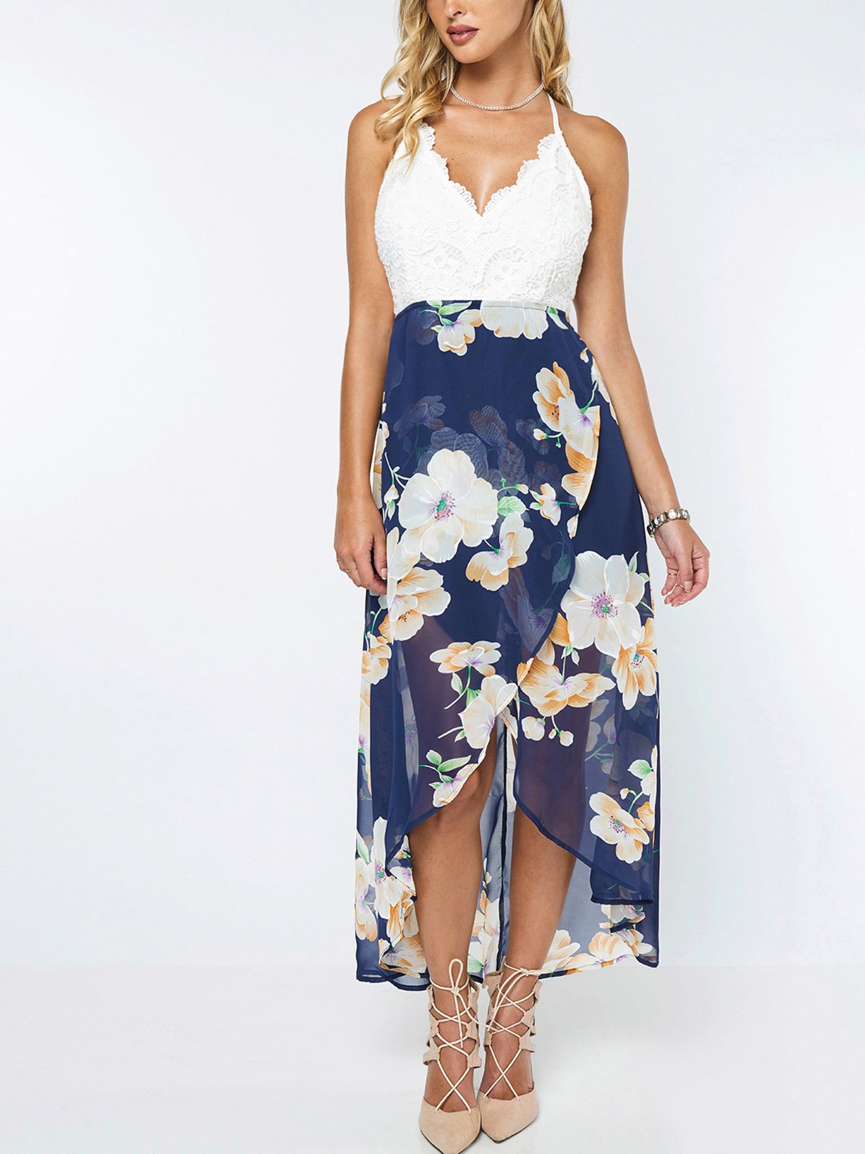 OEM ODM Womens Rose Maxi Dresses
