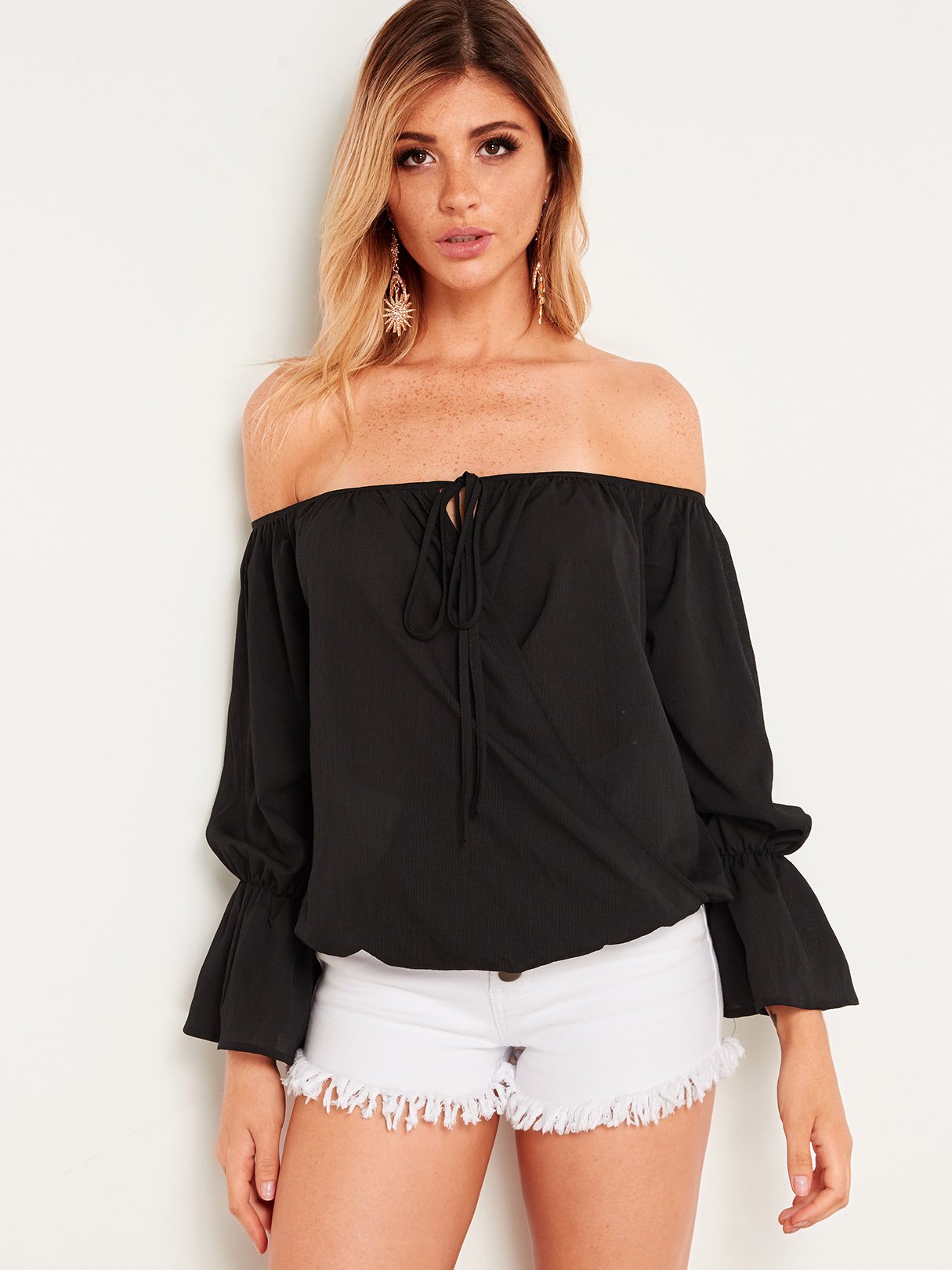 ODM Ladies Long Sleeve Blouses