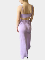 NEW FEELING Womens Purple Maxi Dresses