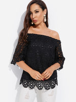 ODM Ladies 3/4 Sleeve Blouses