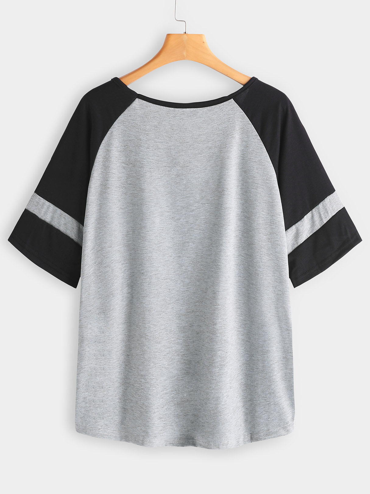 NEW FEELING Womens Color Block Plus Size Tops