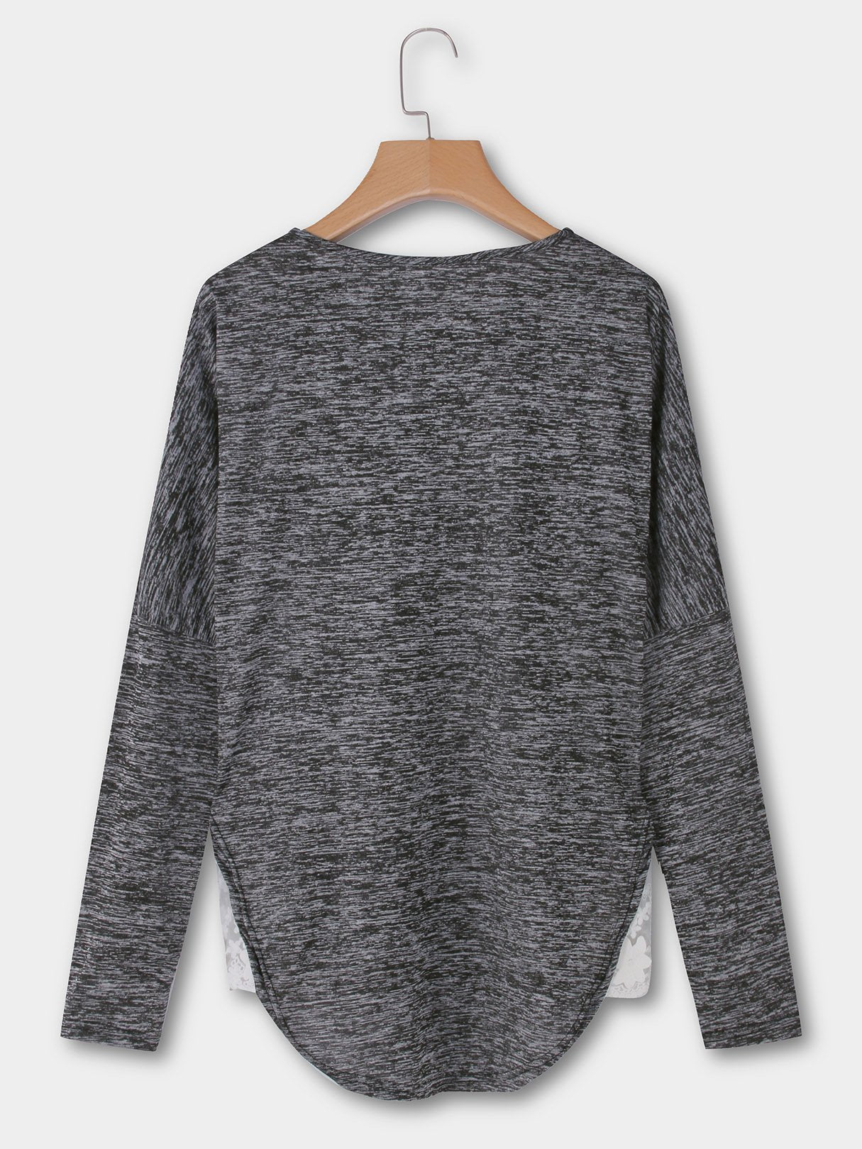 NEW FEELING Womens Dark Grey T-Shirts