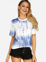Wholesale Round Neck Printed Short Sleeve T-Shirt