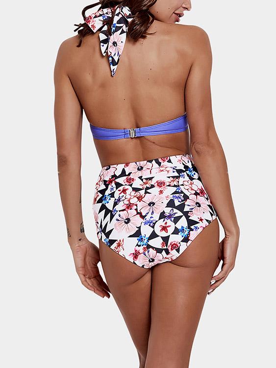 NEW FEELING Womens Purple Bikinis