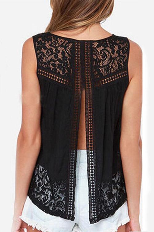 NEW FEELING Womens Black Camis