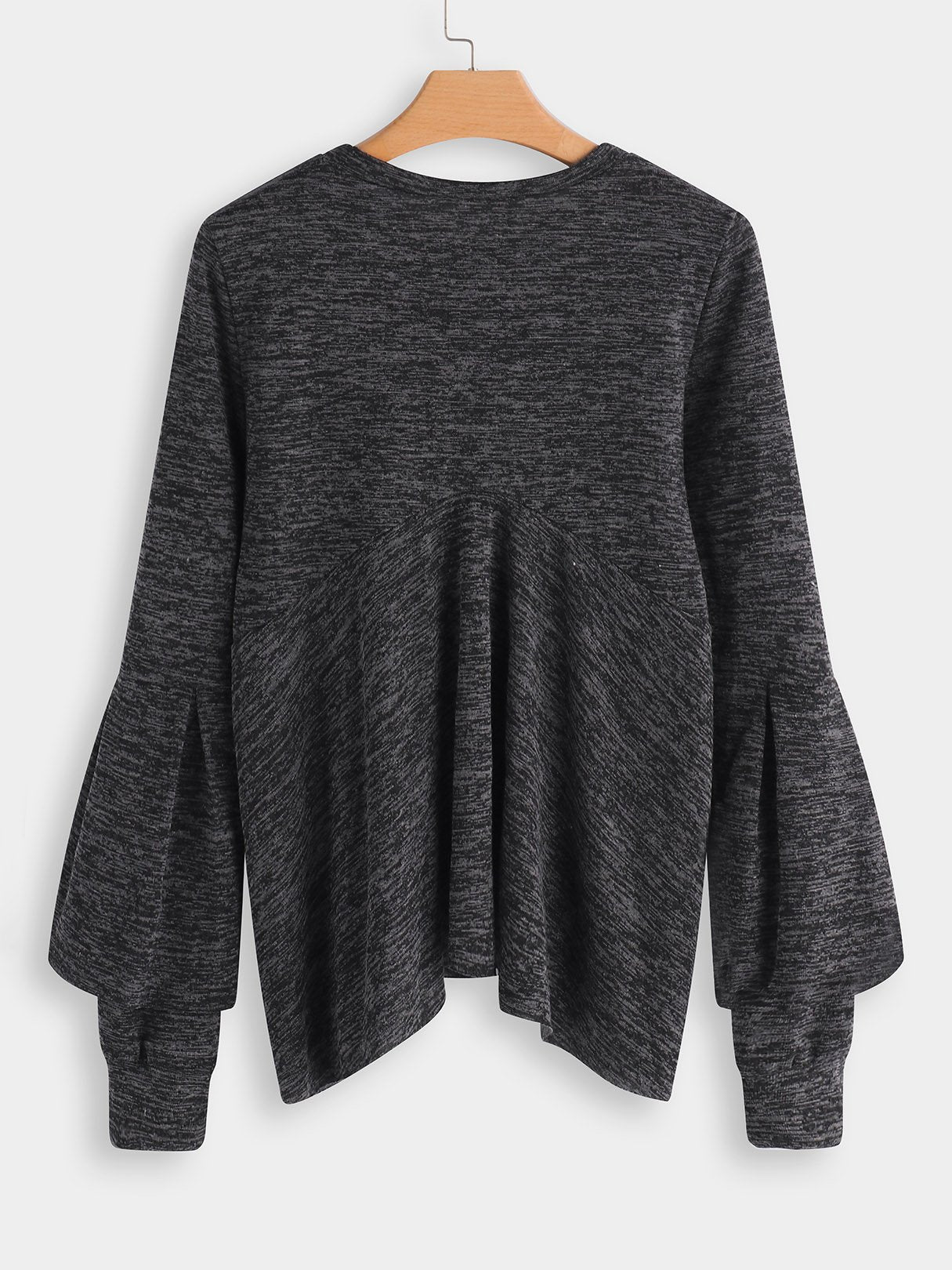 NEW FEELING Womens Dark Grey T-Shirts