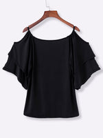 Custom Womens Half Sleeve Blouses