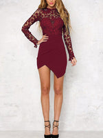 Womens Long Sleeve Mini Dresses