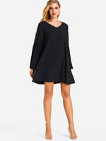OEM ODM Womens Long Sleeve Mini Dress