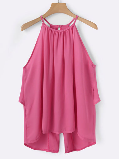 Wholesale Halter Sleeveless Rose Camis