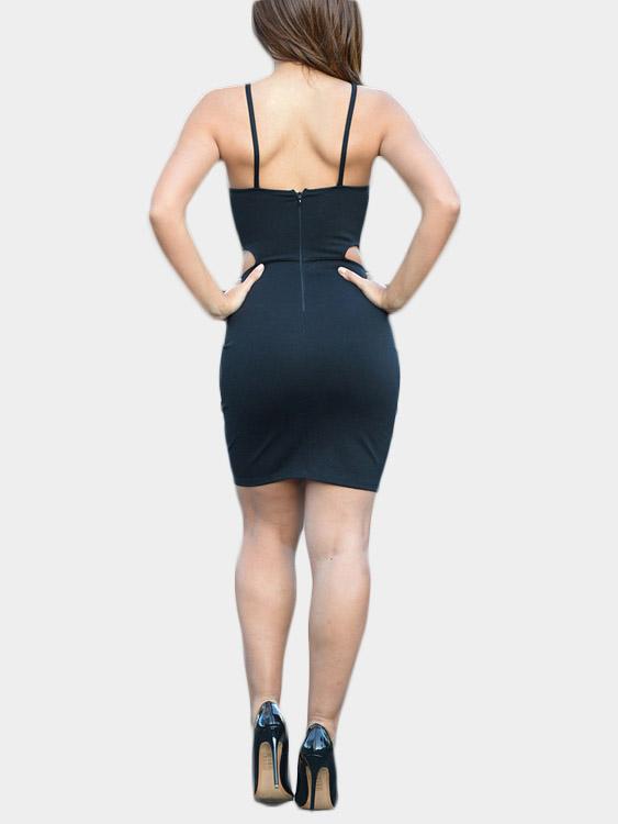 NEW FEELING Womens Black Bodycon Dresses