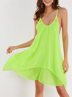 OEM Ladies Green Mini Dresses