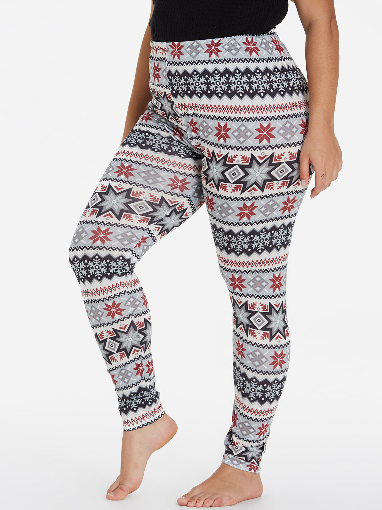 NEW FEELING Womens Multi Plus Size Bottoms