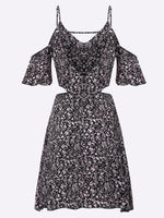 ODM Ladies Short Sleeve Sexy Dress