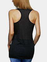 NEW FEELING Womens Black Camis