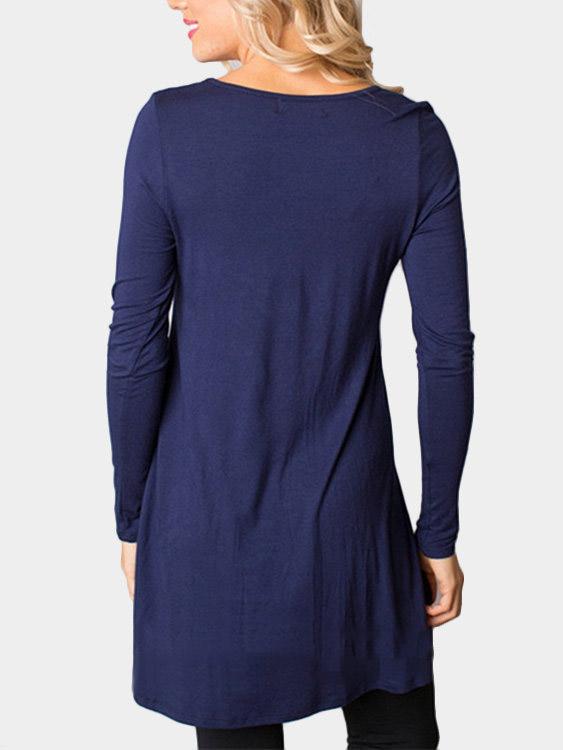 NEW FEELING Womens Navy Mini Dresses