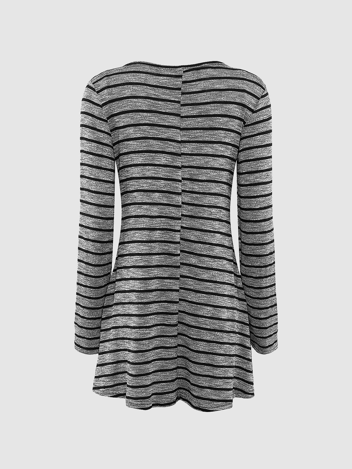 NEW FEELING Womens Grey Casual Dresses