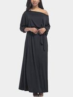 ODM Ladies 3/4 Sleeve Maxi Dress