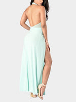 NEW FEELING Womens Aquamarine Maxi Dresses
