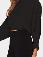 OEM ODM Ladies Black Blouses