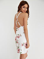 NEW FEELING Womens White Mini Dresses
