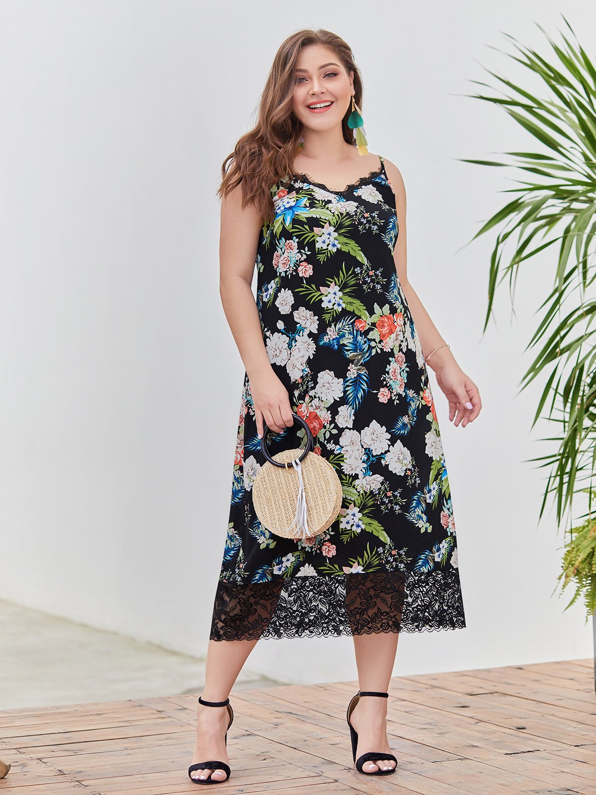 ODM Ladies Sleeveless Plus Size Dress