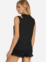 Ladies Black Long Sleeve Top