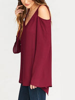 OEM Ladies Burgundy Blouses
