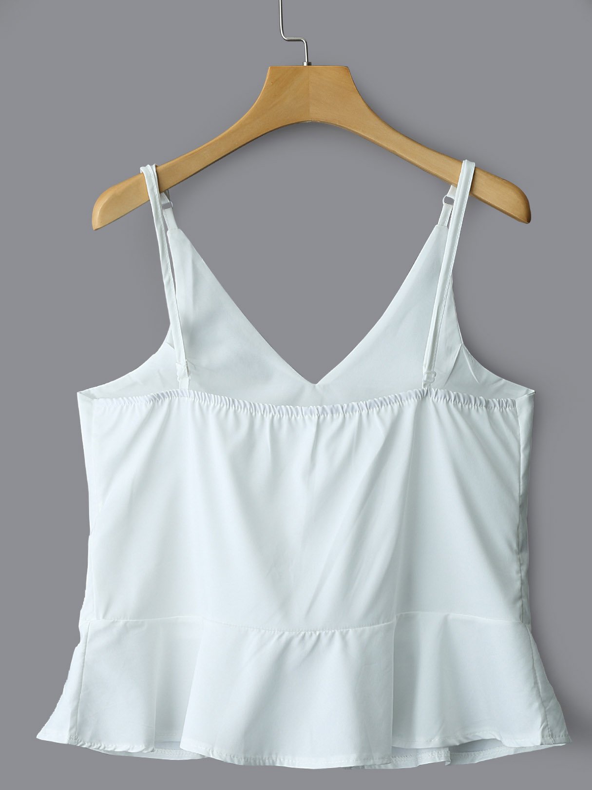 OEM Ladies White Camis