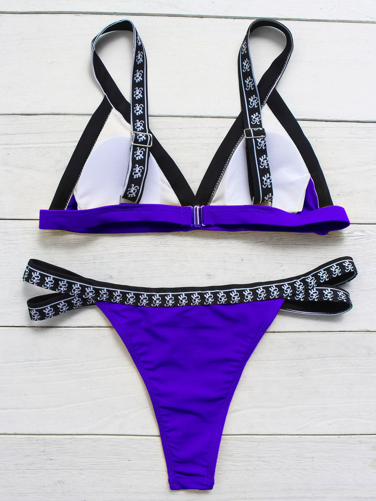 NEW FEELING Womens Blue Bikinis