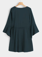 NEW FEELING Womens Green Mini Dresses
