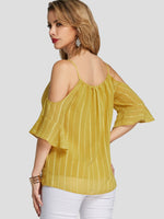 ODM Ladies Half Sleeve Blouses
